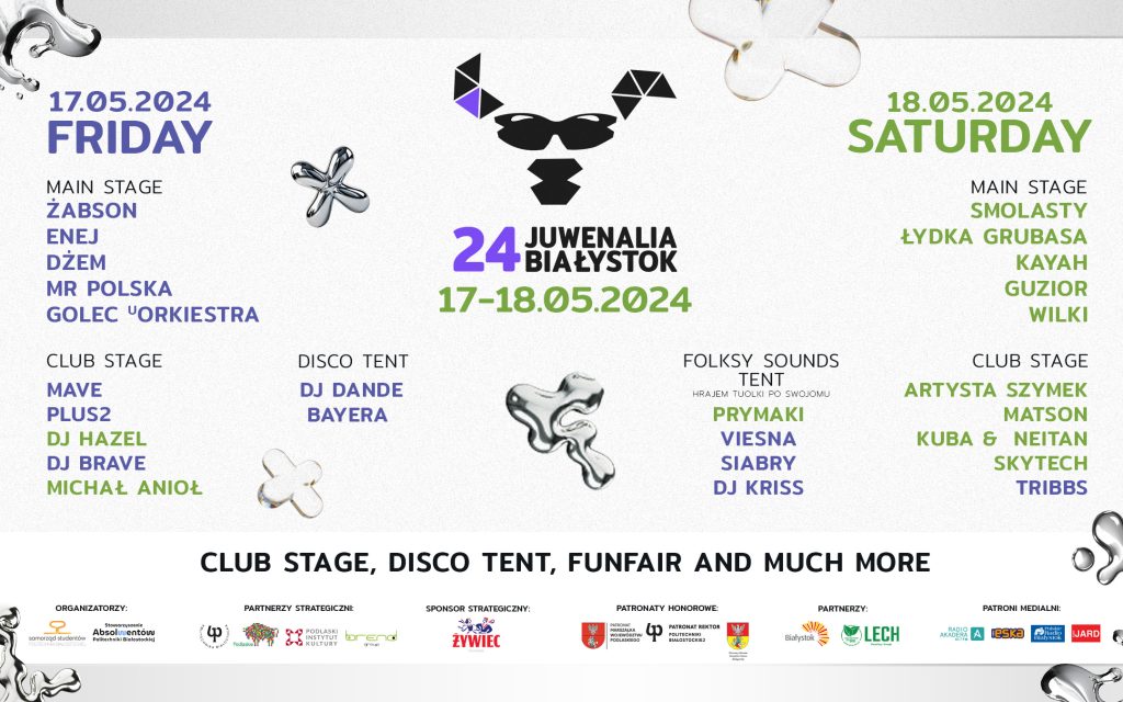 Juvenalia Student Festival, Białystok 2024