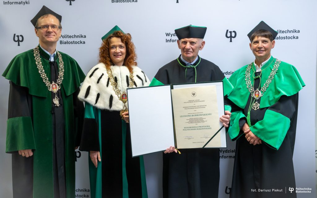 Prof. Leon Bobrowski otrzymał godność Honorowego Profesora Politechniki Białostockiej