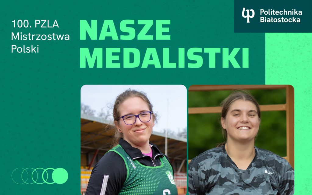 Zuzanna Maślana i Martyna Karwowska z medalami lekkoatletycznych Mistrzostw Polski