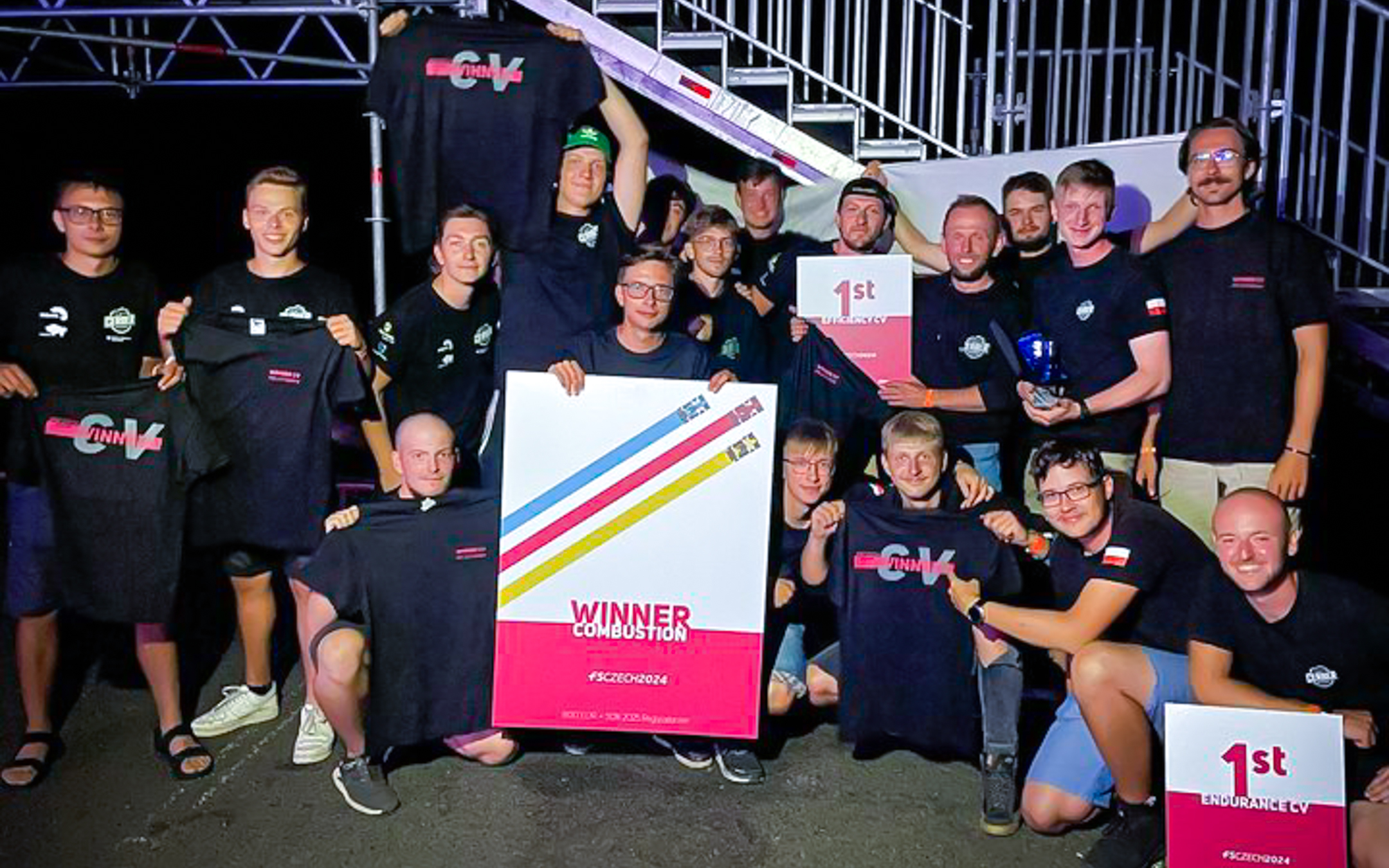 Zespół Cerber Motorsport na zawodach w Czechach