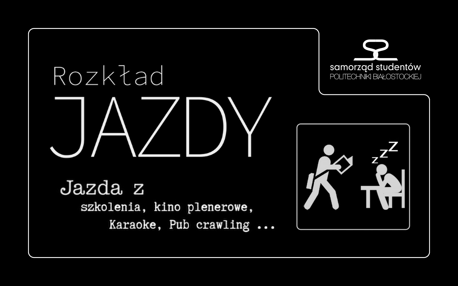 Rozkład Jazdy - spotkania dla studentów 1. roku Politechniki Białostockiej -grafika