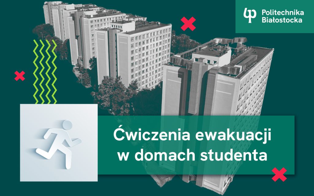 Akcja ewakuacja. Ćwiczenia straży pożarnej w domach studenta 1,2,3 i 5