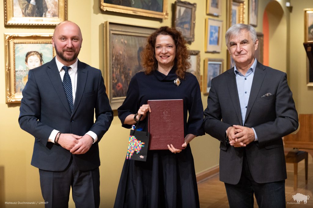 Dr hab. inż. Marta Kosior-Kazberuk, prof. PB, Rektor Politechniki Białostockiej w Podlaskiej Radzie Przedsiębiorczości