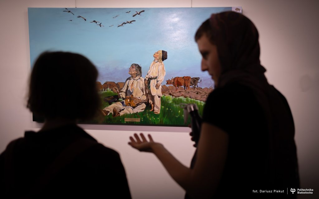 Prezentacja młodych talentów malarskich i muzycznych podczas wernisażu „Studenci Studentom w OiFP”