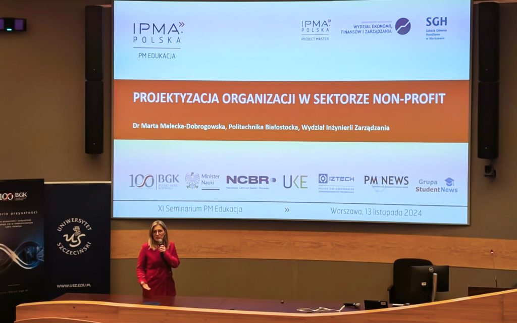 Doktorantka Wydziału Inżynierii Zarządzania nagrodzona w konkursie PROJECT MASTER 2024