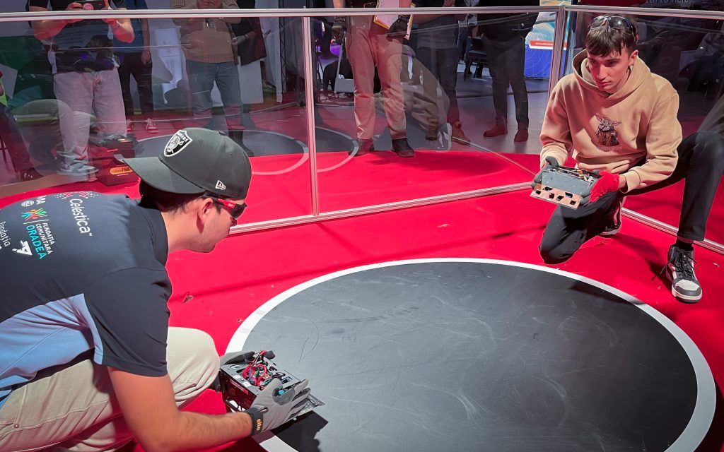 SumoMasters on the podium at Robotex International 2024 in Tallinn