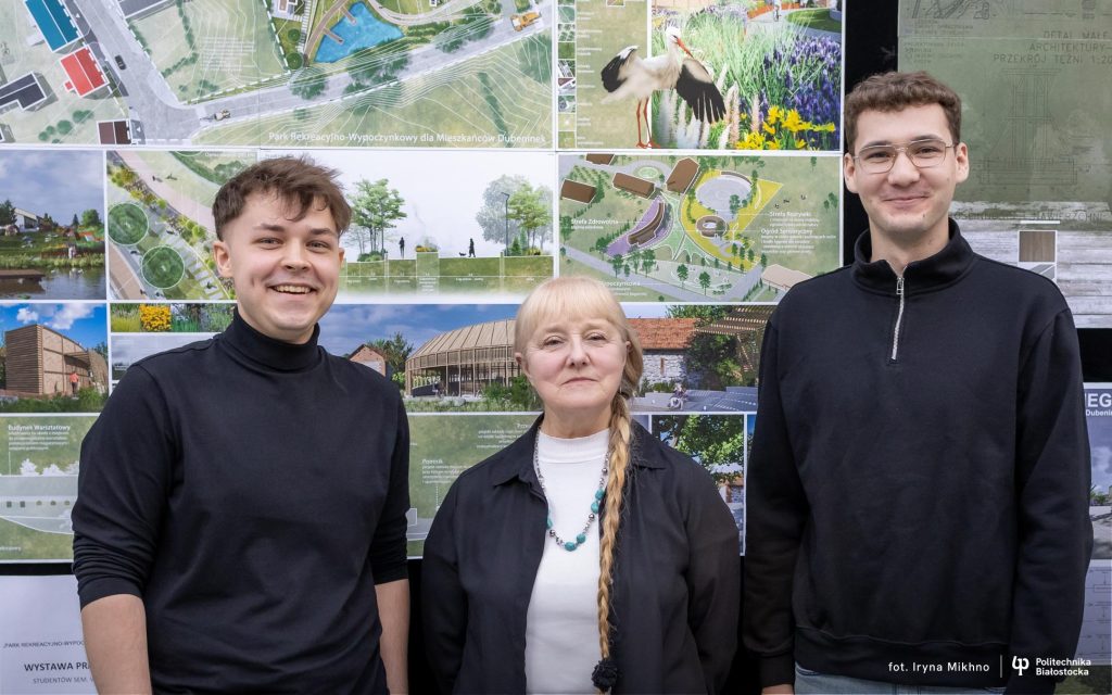 Studenci Wydziału Architektury Politechniki Białostockiej zaprojektowali park rekreacyjno-wypoczynkowy dla mieszkańców Dubeninek