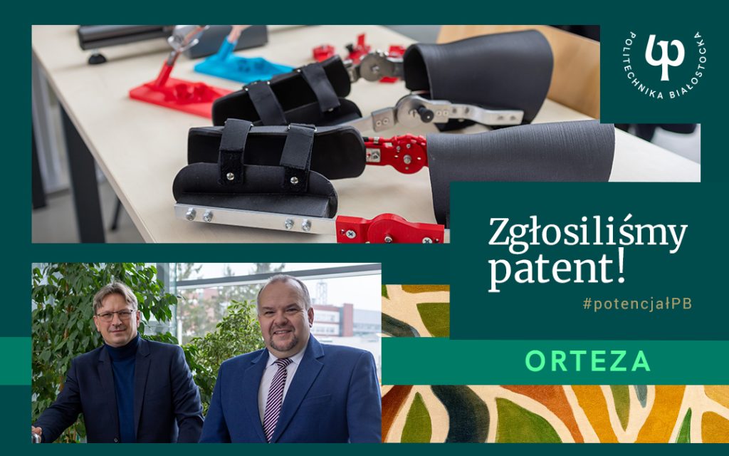 Rehabilitacja. Orteza stawu kolanowego – Politechnika Białostocka zgłosiła patent