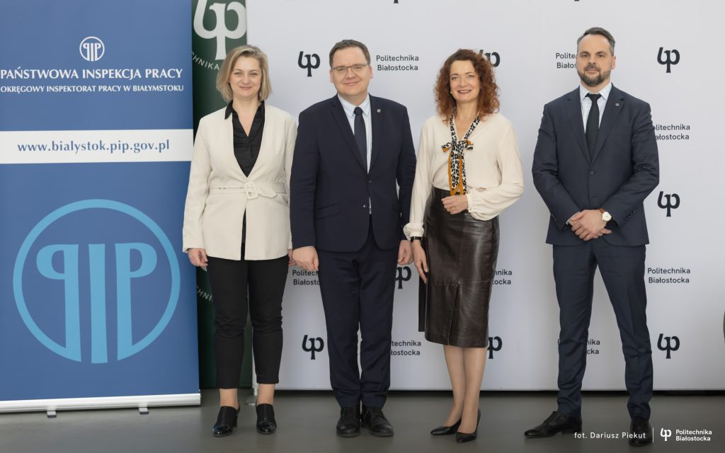 Politechnika Białostocka będzie współpracować z Państwową Inspekcją Pracy Okręgowym Inspektoratem Pracy w Białymstoku