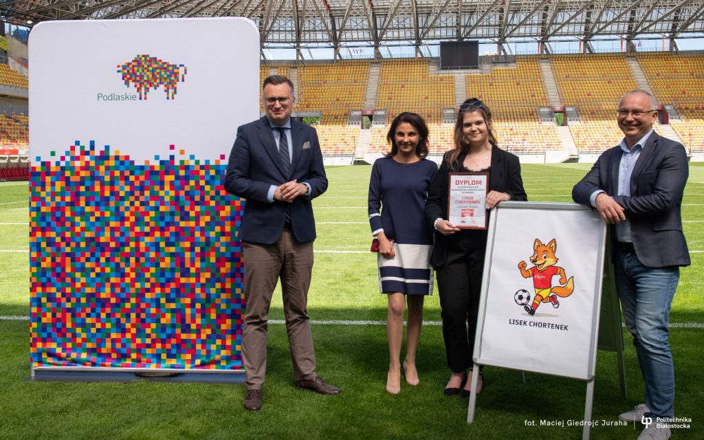 Studentka Politechniki Białostockiej wygrała konkurs na maskotkę Chorten Areny