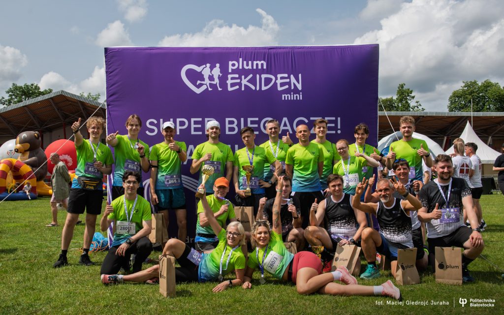 Politechnika Białostocka na podium w Ekiden Plum 2025 w klasyfikacji akademickiej!