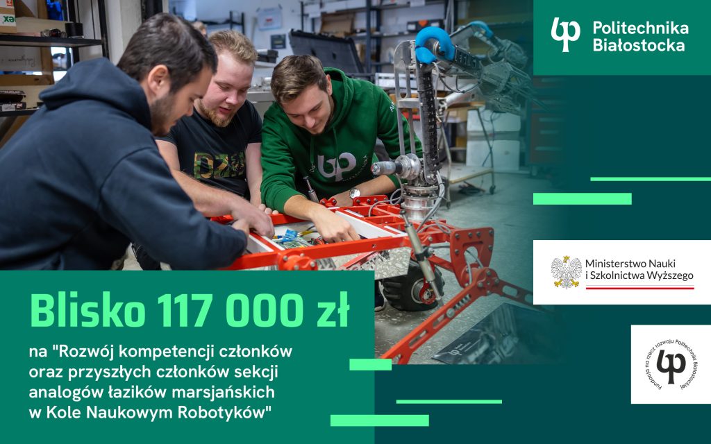 Politechnika Białostocka będzie szkolić studentów w budowie analogów łazików marsjańskich