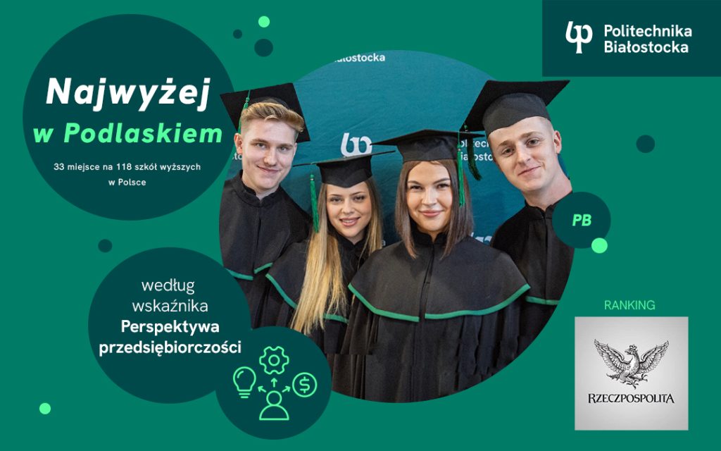 Wysokie perspektywy przedsiębiorczości po studiach w Politechnice Białostockiej