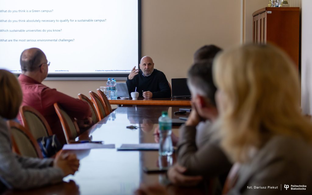 Prof. dr Peter Heck: Politechnika Białostocka może stać się zieloną uczelnią numer jeden w Polsce