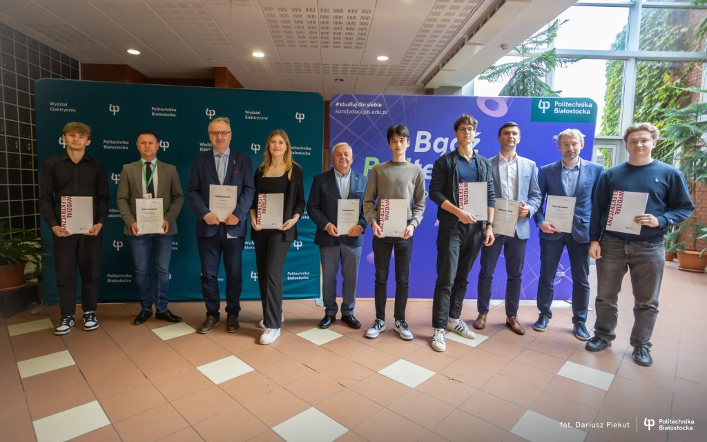 Stypendia przemysłowe dla studentów Wydziału Elektrycznego Politechniki Białostockiej przyznane po raz drugi