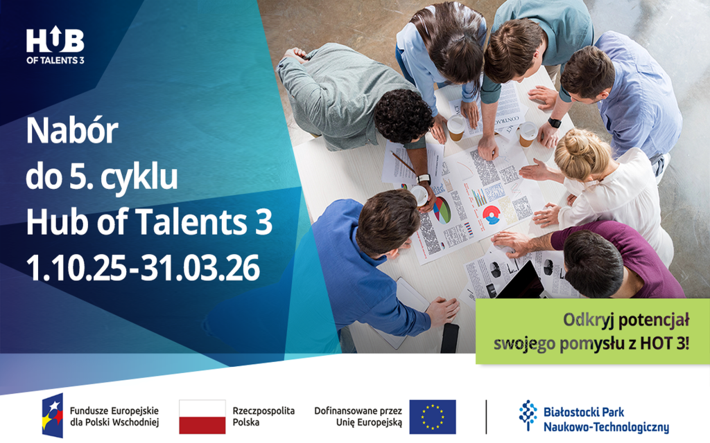 Nabór do 5. cyklu inkubacji w Hub of Talents 3