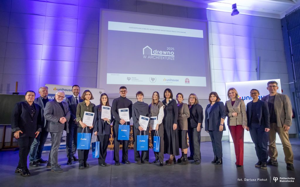 Drewno w Architekturze 2025 – konkurs Wydziału Architektury Politechniki Białostockiej rozstrzygnięty!