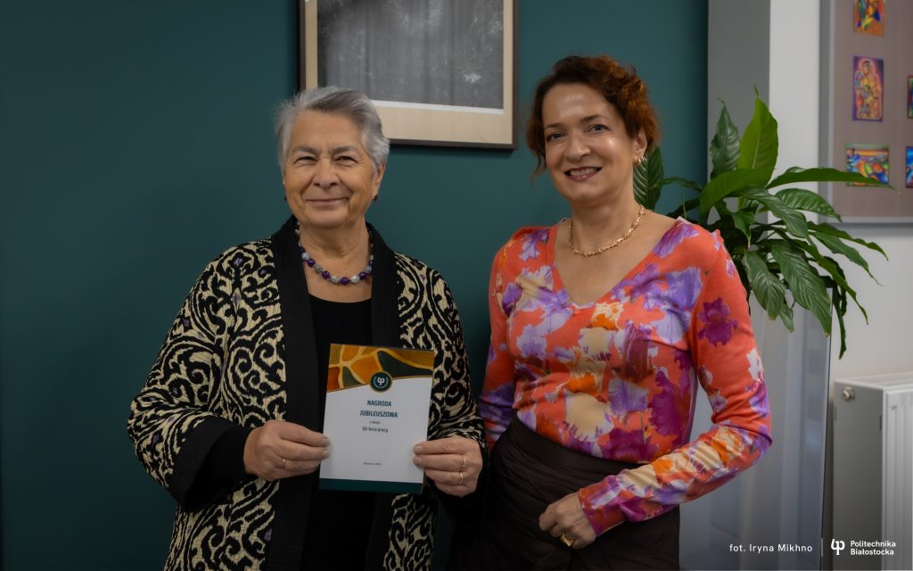 Prof. dr hab. inż. Józefa Wiater świętuje 50 lat pracy naukowej