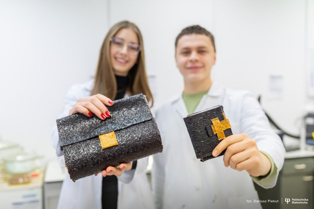 Eco-leather! Students from the “Rolka” Student Scientific Association at Bialystok University of Technology have developed an innovative material from natural raw materials