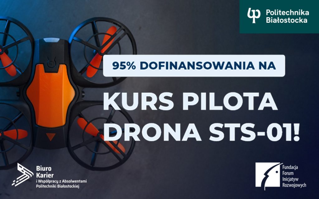 Kurs na pilota drona STS-01 zakończony certyfikatem