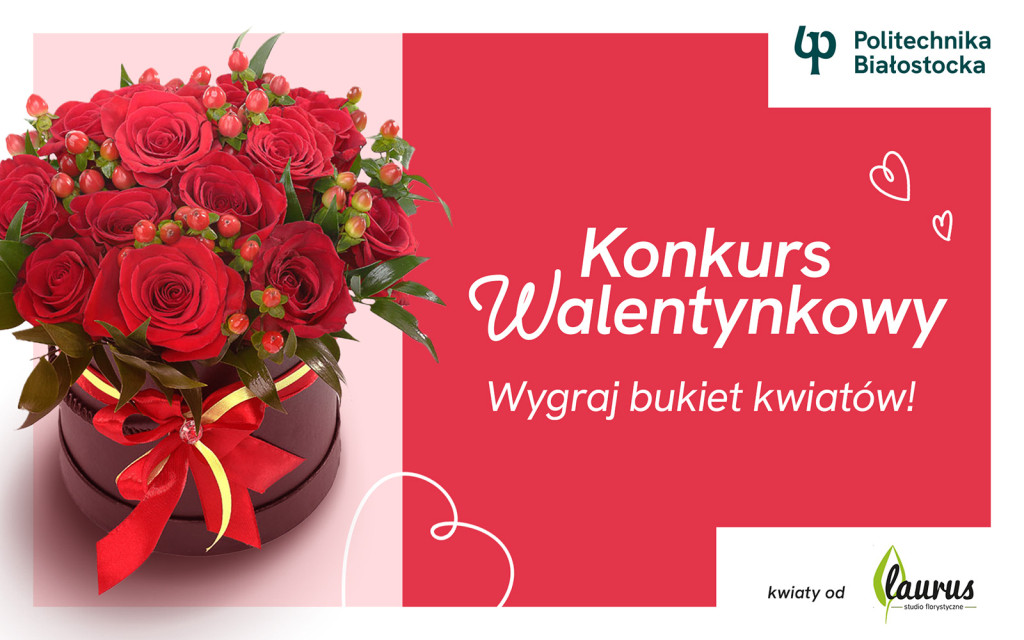 Konkurs Walentynkowy – startujemy 13 lutego 2026! Wygraj bukiet kwiatów!