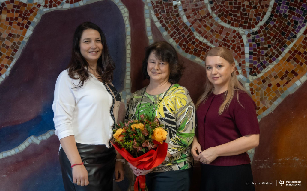 Mgr inż. Maria Borzymowska – Cwalina 35 lat pracowała w Politechnice Białostockiej