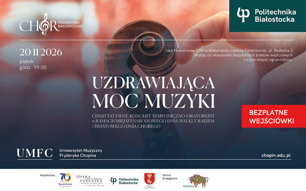 Chór Politechniki Białostockiej w koncercie Uzdrawiająca moc muzyki