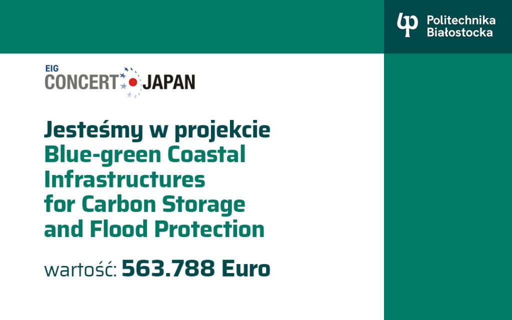 Projekt Politechniki Białostockiej wśród zwycięzców konkursu EIG CONCERT-Japan