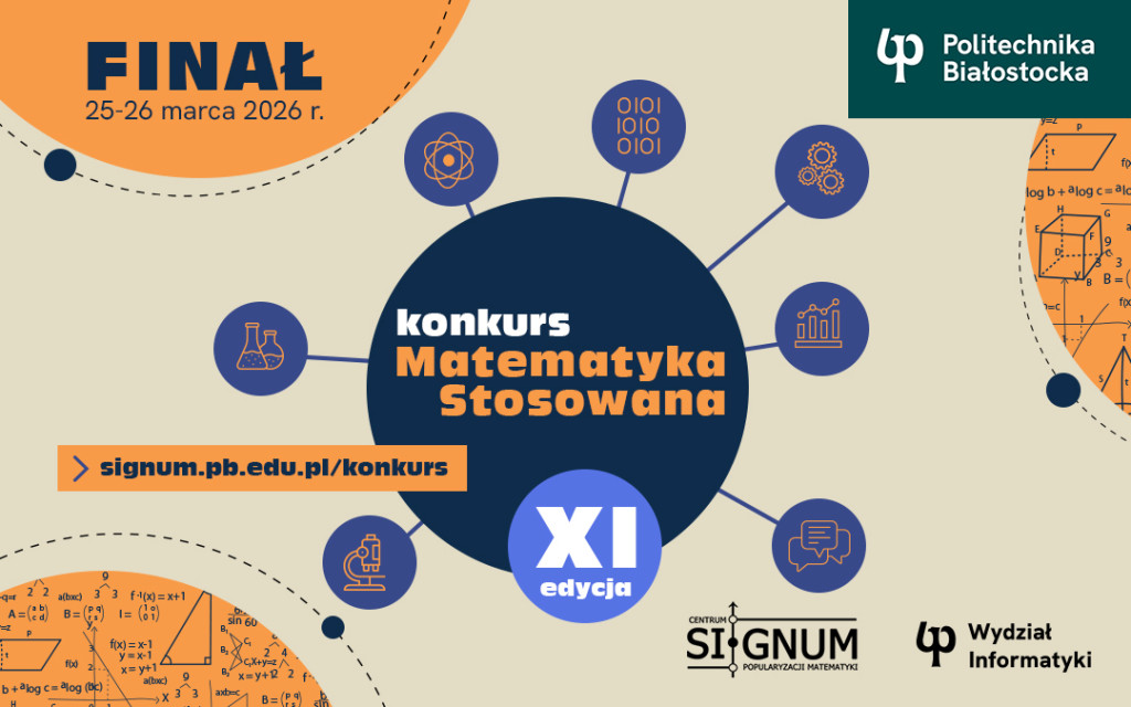 Konkurs o indeks Matematyka stosowana. Finał 25-26.03.2026 r.