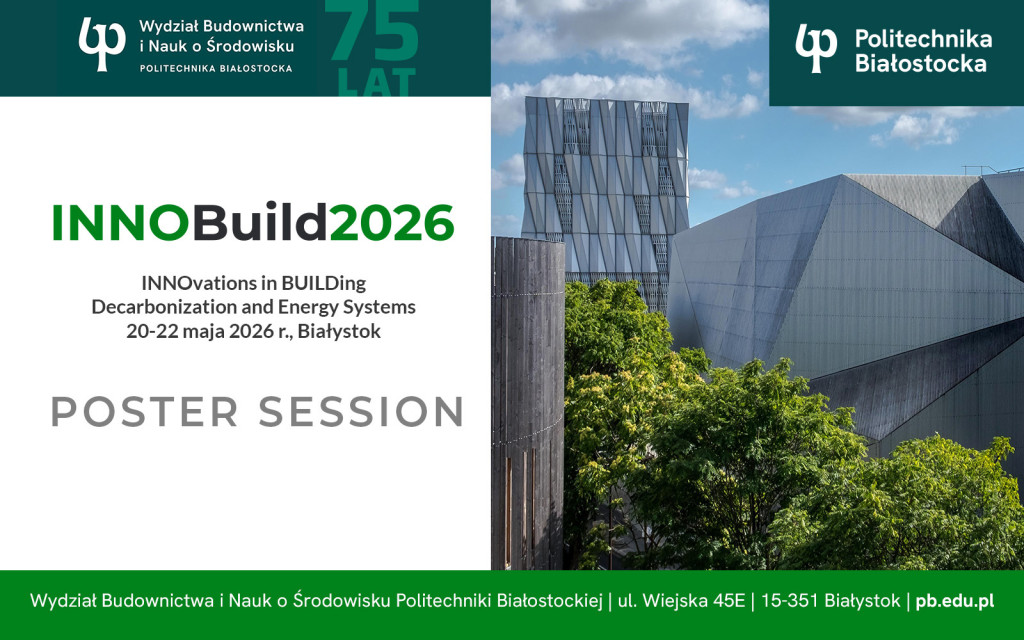 Konferencja INNOBuild2026. Zaproszenie do udziału w sesji plakatowej