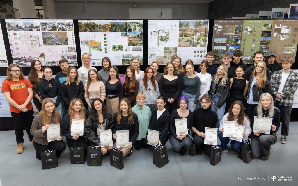 Ogrody architektury i sztuki. Koncepcja zagospodarowania terenu wokół Wydziału Architektury Politechniki Białostockiej oraz terenu przylegającego