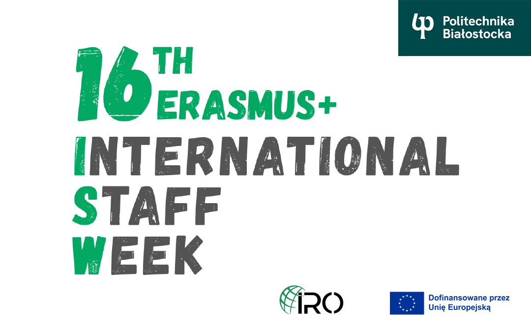 grafika z napisem International Staff Week