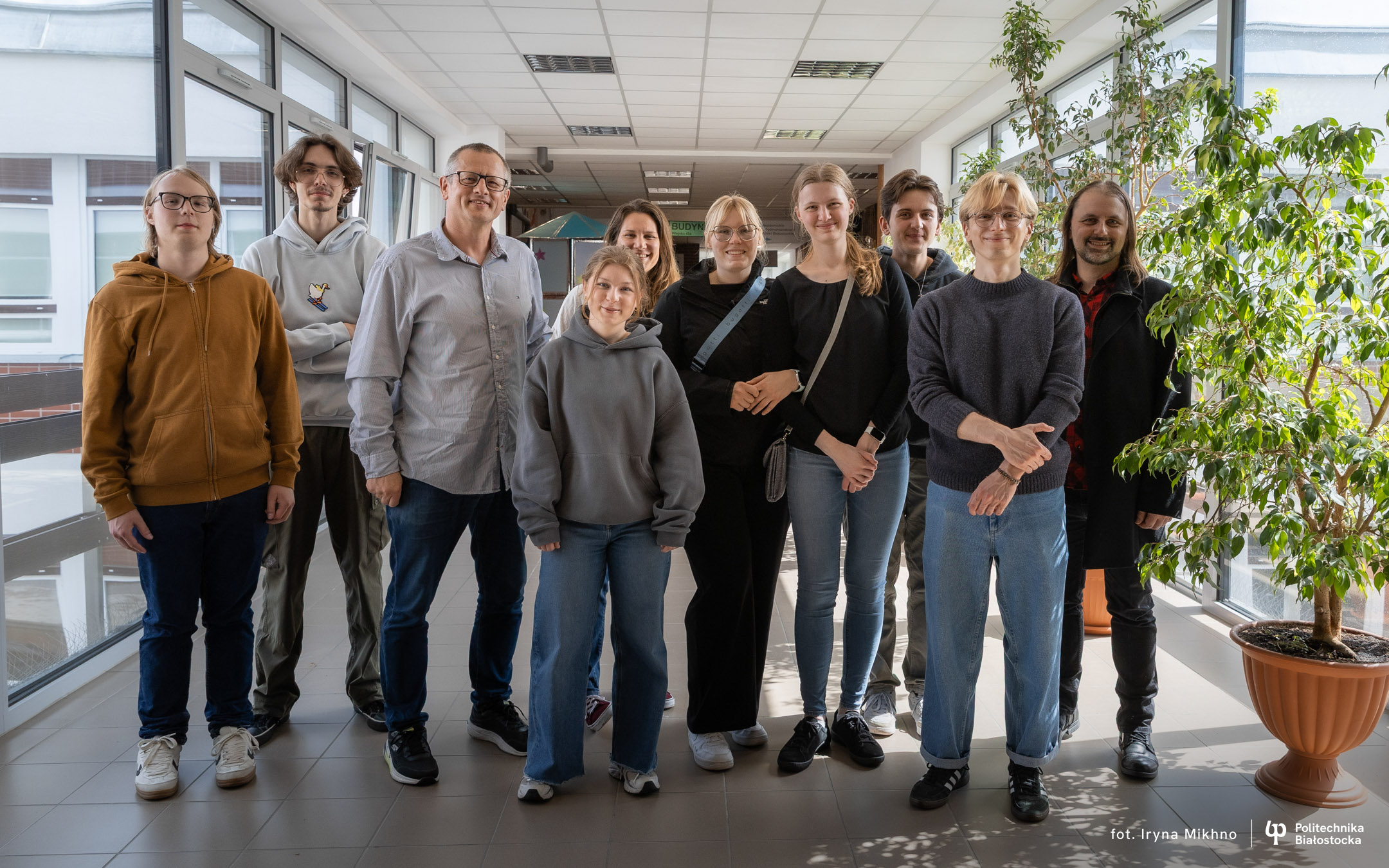 Grupowe zdjęcie uczniów z Niemiec