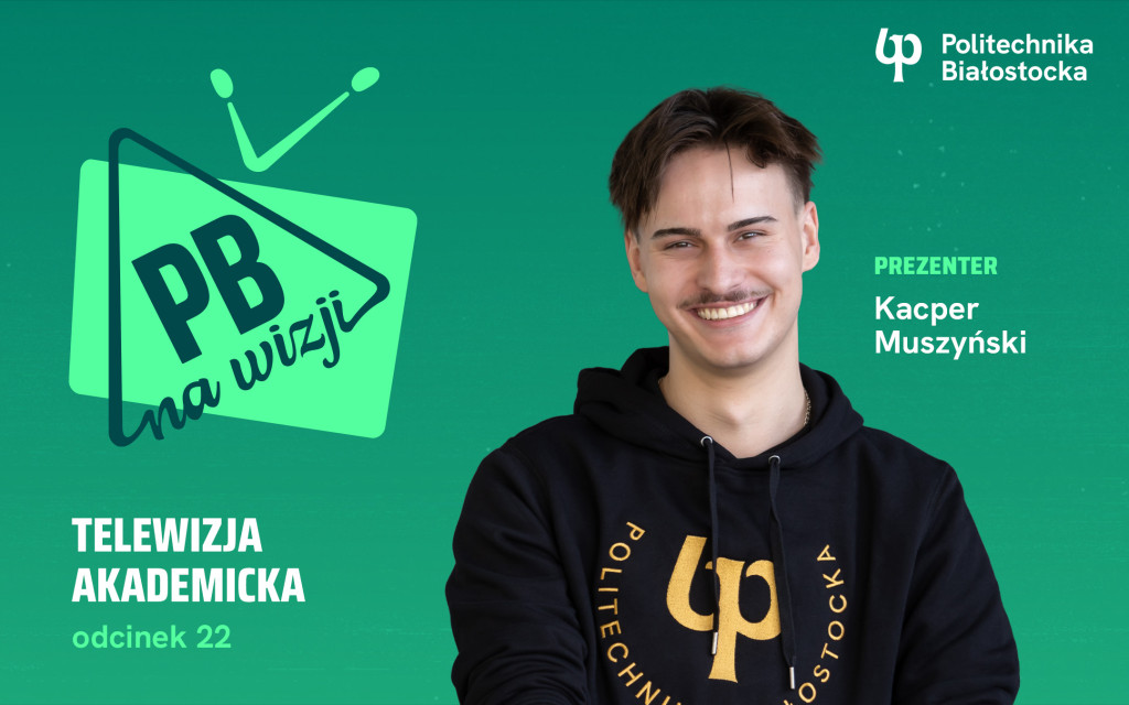 Zdjęcie z prezenterem promujące 22 odcinek