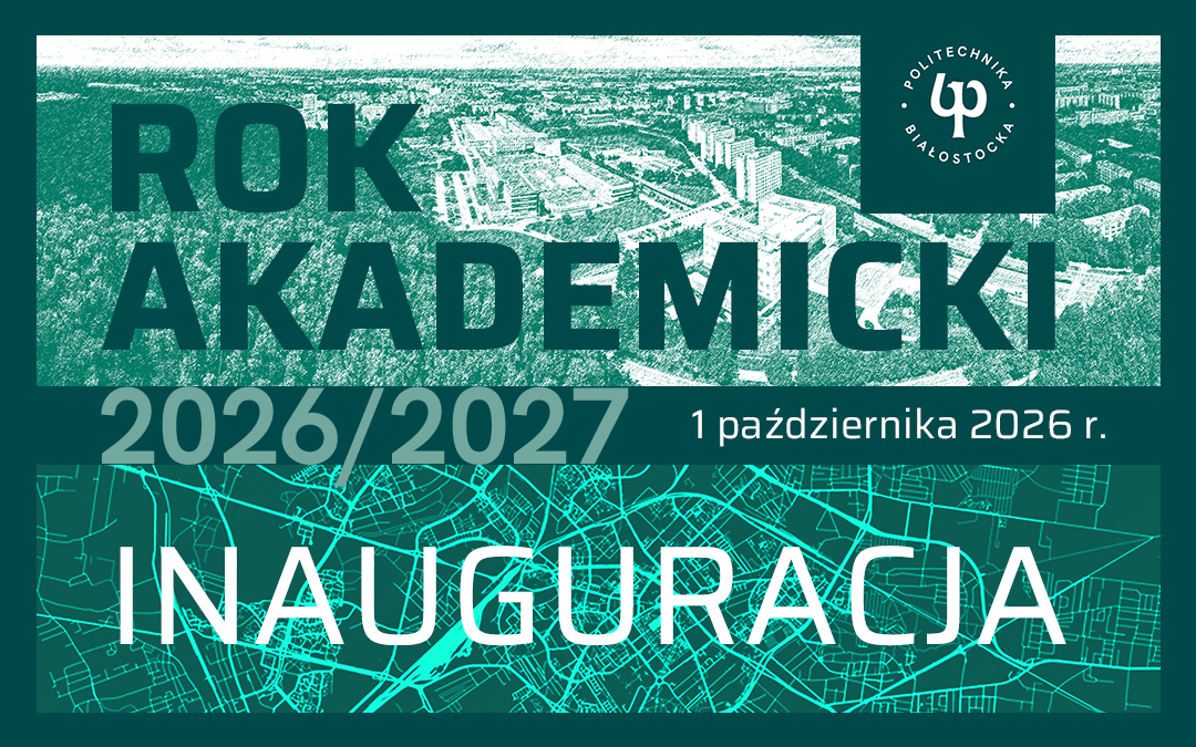 grafika z napisem Rok Akademicki 2026/2027 Inauguracja