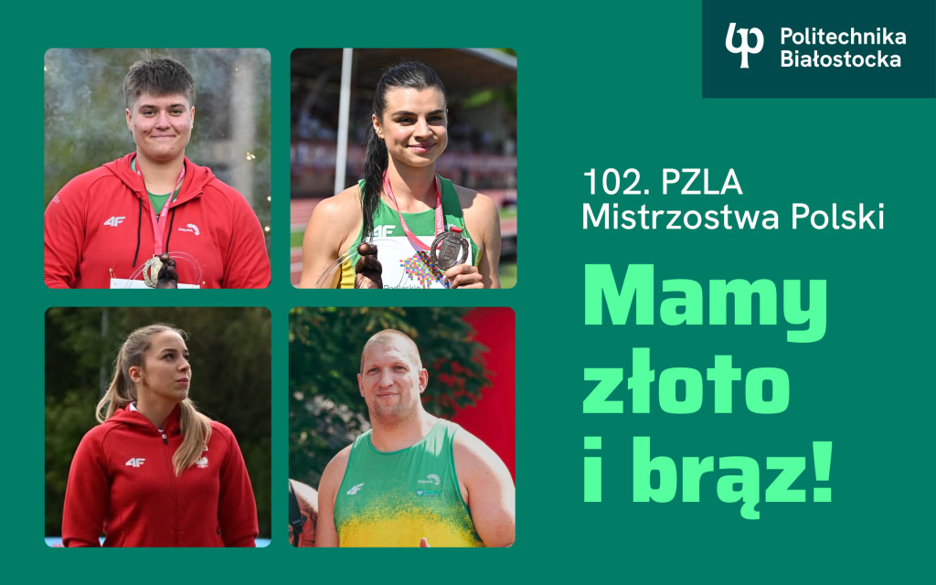 czworo sportowców - grafika dotycząca medalistów mistrzostw świata w lekkoatletyce