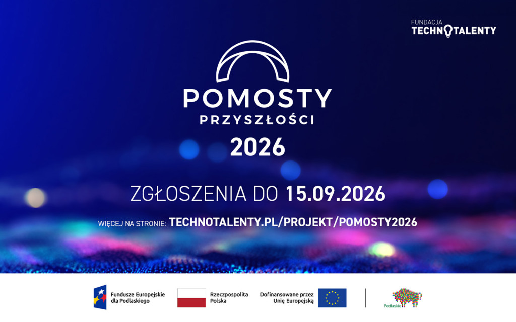 grafika konkursu Pomosty Przyszłości 2026