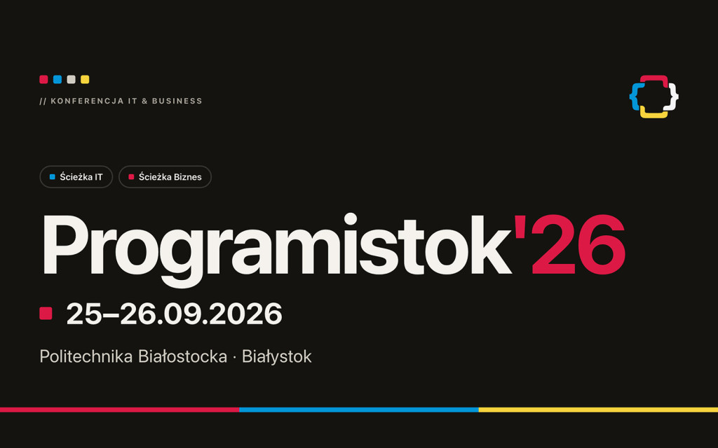 grafika konferencji Programistok 2026