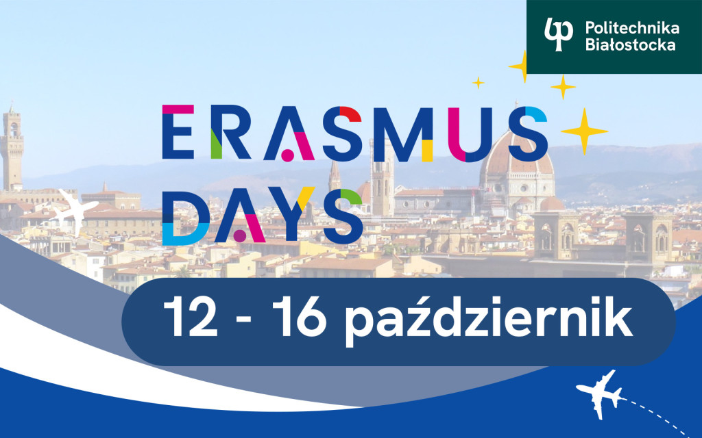grafika z napisem Erasmus Days 2026