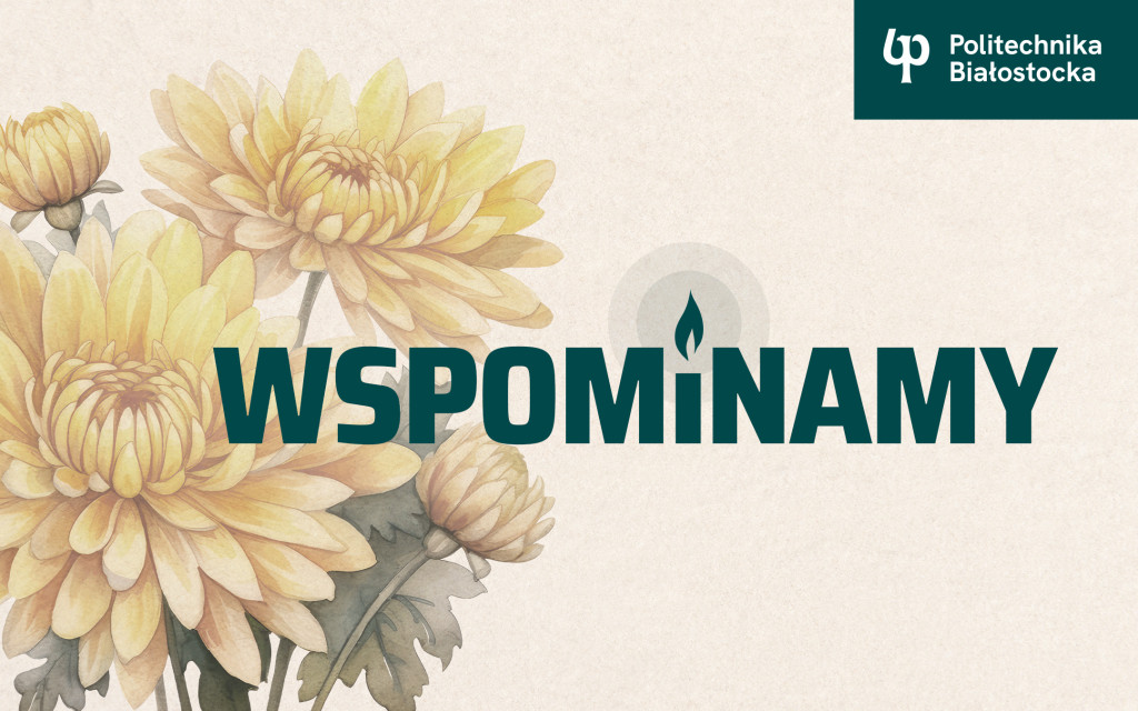 grafika z napisem Wspominamy