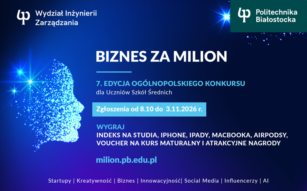 grafika konkursu Biznes za milion 2026