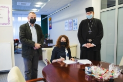 Politechnika Białostocka wraz Uniwersytetem Medycznym w Białymstoku, Uniwersytetem w Białymstoku i Chrześcijańską Akademią Teologiczną w Warszawie zadeklarowała wolę współpracy na rzecz ochrony zabytkowych katakumb Klasztoru Męskiego Zwiastowania Najświętszej Marii Panny; fot. Gabriela Kościuk 3