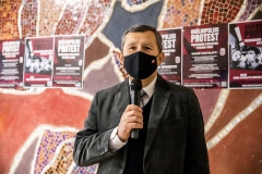 Akcja protestacyjna na Politechnice Białostockiej; fot Gabriela Kościuk