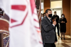 Akcja protestacyjna na Politechnice Białostockiej; fot Gabriela Kościuk