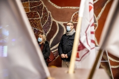 Akcja protestacyjna na Politechnice Białostockiej; fot Gabriela Kościuk