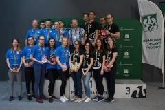 Drużyna sekcji badmintona KU AZS Politechniki Białostockiej