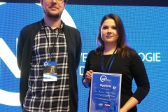 Aneta Łukowska i jej mentor, Mateusz Nowak