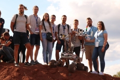 Argo Team podczas European Rover Challenge 2018. Pierwsza z prawej: Aneta Łukowska