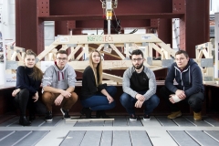 IV Ogólnopolski Konkurs Mostów Drewnianych - obciążanie mostów