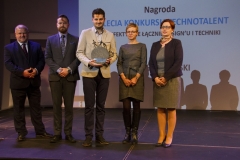 Gala Konkursu Technotalent 2018 - Nagroda z okazji 5-lecia Konkursu Technotalent, Jan Godlewski doceniony za efektywne łączenie designu i techniki